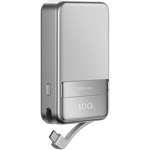 Внешний аккумулятор EcoFlow RAPID Magnetic 10000mAh 65W Silver