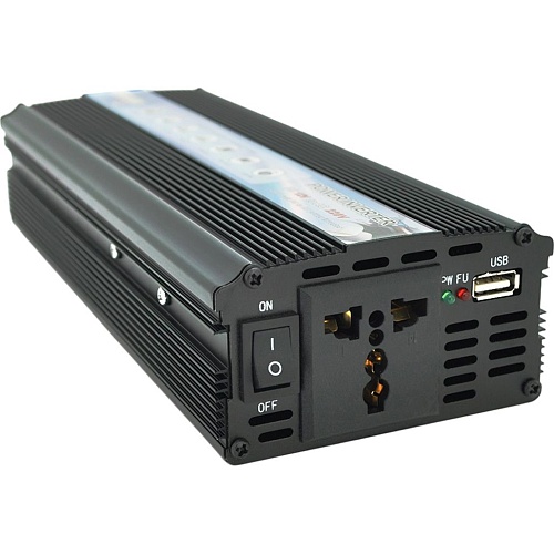 Автомобильный инвертор UKC YT-2000W-CI12V 2000VA 1200W 12/220V