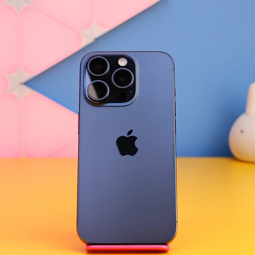 Смартфон Apple iPhone 15 Pro 128GB Blue Titanium (MTV03) Б/У