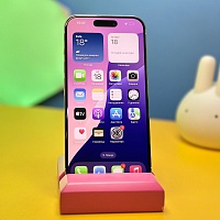 Смартфон Apple iPhone 15 Pro 128GB White Titanium eSim (9901) Б/У