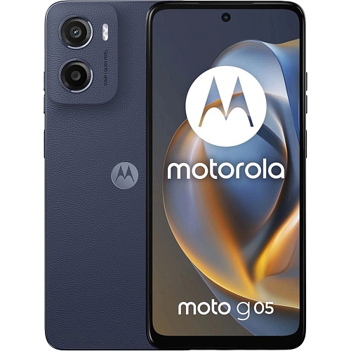 Смартфон Motorola Moto G05 4/256GB Denim Blue (PBA10002UA) UA-UCRF