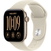 Смарт-часы Apple Watch Series 12 GPS 42mm Light Gold Aluminum Case with Sand Sport Band M/L (MJEE4)