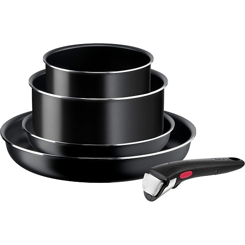 Набір каструль і сковорідок Tefal Ingenio Easy Cook&Clean L1539543 - придбати в Дніпрі, Україні: ціна, характеристики | інтернет-магазин TOUCH