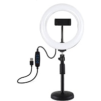 Кольцевая LED лампа XO SMN-8 Black (BGD002)
