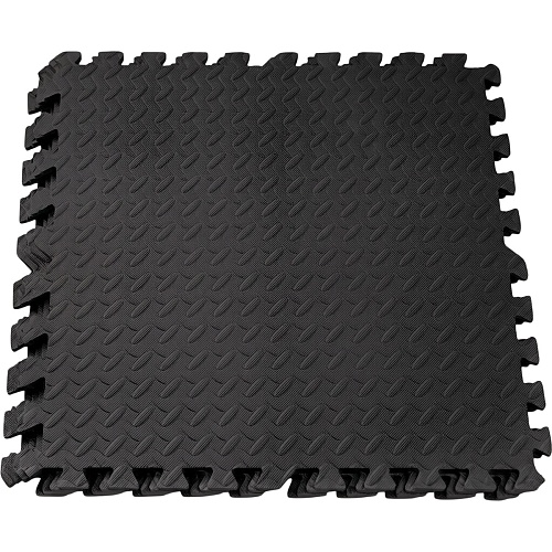 Спортивный мат EasyFit SwallowTail Black 4 шт (EF-1950)