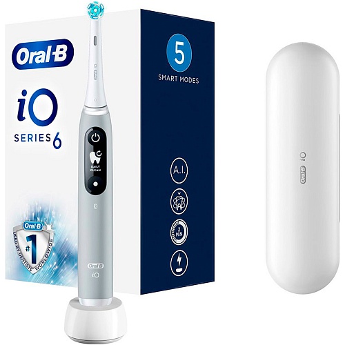 Электрическая зубная щетка Oral-B iO Series 6 Grey Opal