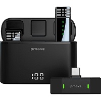 Мікрофонна радіосистема Proove Record USB-C Black (PMRC00010202) - придбати в Дніпрі, Україні: ціна, характеристики | інтернет-магазин TOUCH