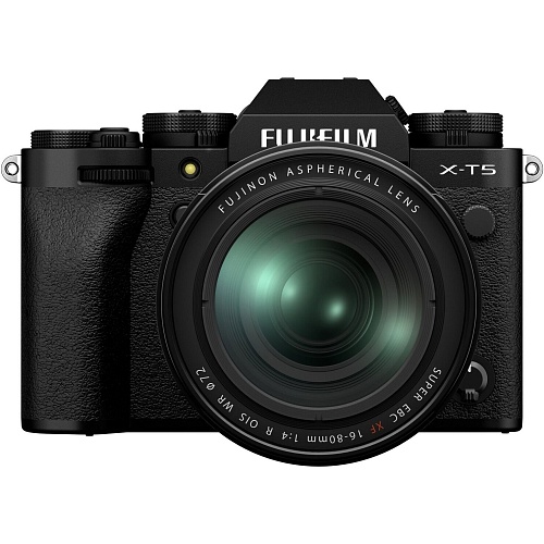 Беззеркальный фотоаппарат Fujifilm X-T5 Kit XF 16-80mm f4 R OIS WR Black (16782636)