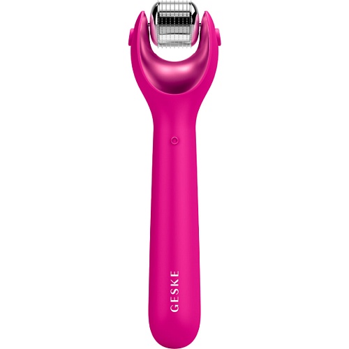 Массажер для лица GESKE MicroNeedle Face Roller 9в1 Magenta (HB0186)