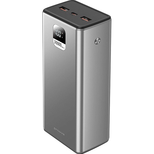 Зовнішній акумулятор Proove Guardian 30000mAh 22.5W Metal Gray (PBG322210004) - придбати в Дніпрі, Україні: ціна, характеристики | інтернет-магазин TOUCH
