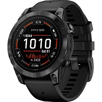 Смарт-годинник Garmin Epix Pro (Gen 2) Standard Edition 47mm Slate Gray with Black Band (010-02803-00) - придбати в Дніпрі, Україні: ціна, характеристики | інтернет-магазин TOUCH