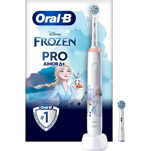 Електрична зубна щітка Oral-B Pro Junior Frozen (D505.523.Z3K) - придбати в Дніпрі, Україні: ціна, характеристики | інтернет-магазин TOUCH