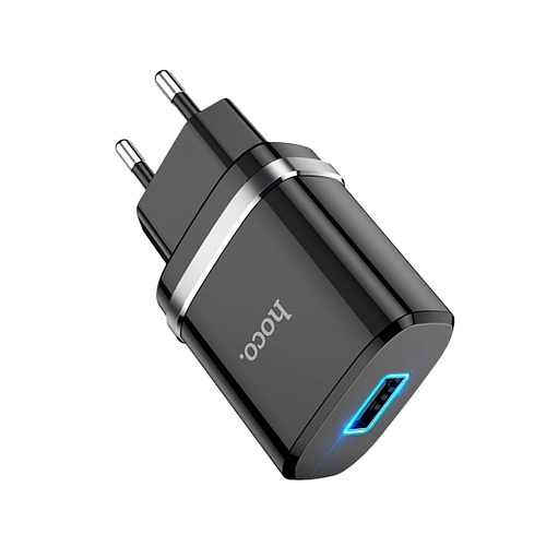 Сетевое зарядное устройство Hoco N1 1USB (Black)