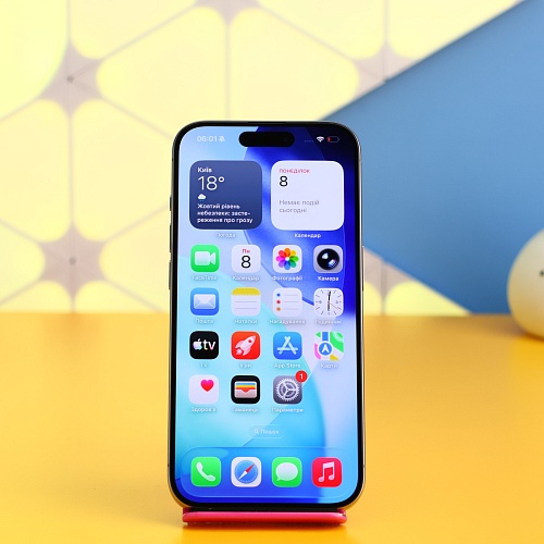 Смартфон Apple iPhone 15 Pro 128GB Natural Titanium (MTUX3) Б/У