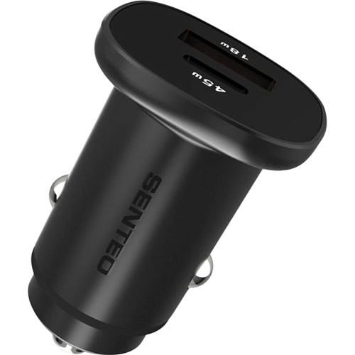 Автомобільний зарядний пристрій Senteo Q-03 Ferro Series PD3.0+QC3.0 63W Black - придбати в Дніпрі, Україні: ціна, характеристики | інтернет-магазин TOUCH