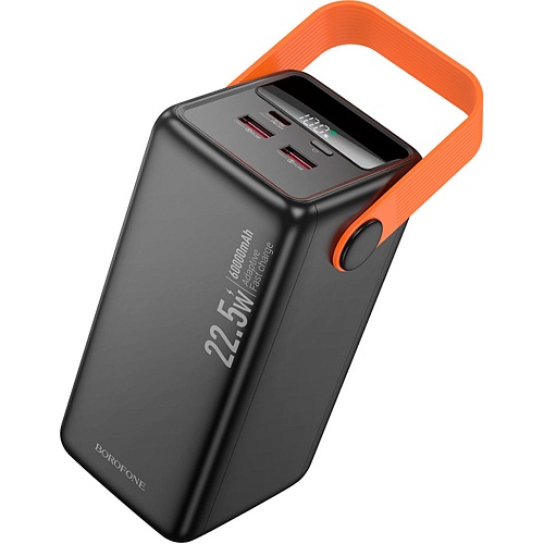 Зовнішній акумулятор Borofone Magnifico BJ66B 60000mAh 22.5W Black  - придбати в Дніпрі, Україні: ціна, характеристики | інтернет-магазин TOUCH
