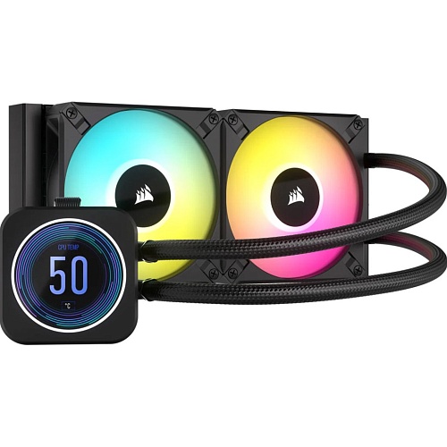 Система водяного охлаждения Corsair iCUE H100i ELITE LCD XT (CW-9060074-WW) UA
