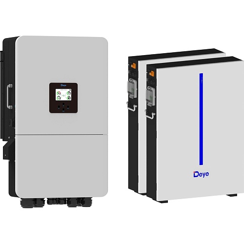 Система зберігання енергії Deye SUN-15K-SG05LP3-EU-SM2 15kW + 2 АКБ RW-M6.1-B 12.2 kWh (51.2V/120Ah/6144Wh) - придбати в Дніпрі, Україні: ціна, характеристики | інтернет-магазин TOUCH