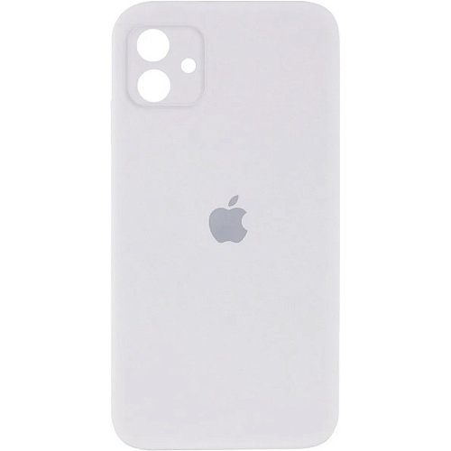 Чехол Silicone Case Camera Protect для Apple iPhone 16 White AA