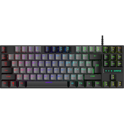 Клавиатура GamePro MK100R Red Switch LED USB Black/Grey (MK100R)