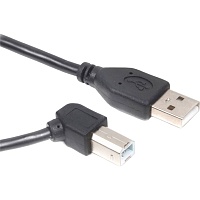 Кабель Cablexpert USB 2.0 AM/BM 3m Black (CCP-USB2-AMBM90-10) - придбати в Дніпрі, Україні: ціна, характеристики | інтернет-магазин TOUCH