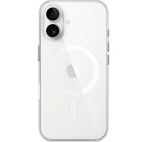 Чехол Clear Case with MagSafe для Apple iPhone 16 Plus Transparent AA