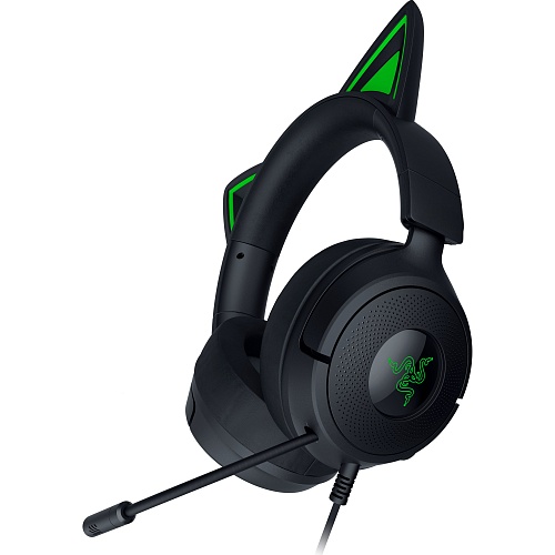Игровые наушники Razer Kraken Kitty V3 X Wired Black (RZ04-05350200-R3M1)