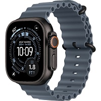 Смарт-часы Apple Watch Ultra 3 49mm Black Titanium Case with Anchor Blue Ocean Band (MGCJ4)