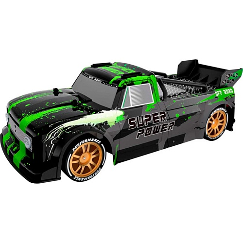 Машинка на радиоуправлении JJRC Q123 Off-Road Truck Drifting Car Black/Green