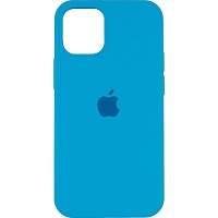 Чехол Silicone Case для Apple iPhone 14 Plus (Blue Fog) AA