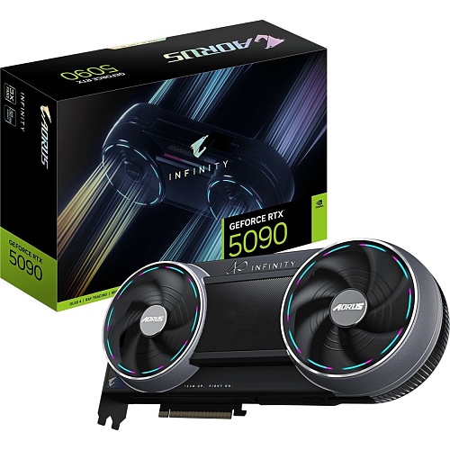 Видеокарта Gigabyte AORUS GeForce RTX 32GB 5090 Infinity (GV-N5090AORUS IF-32GD) UA