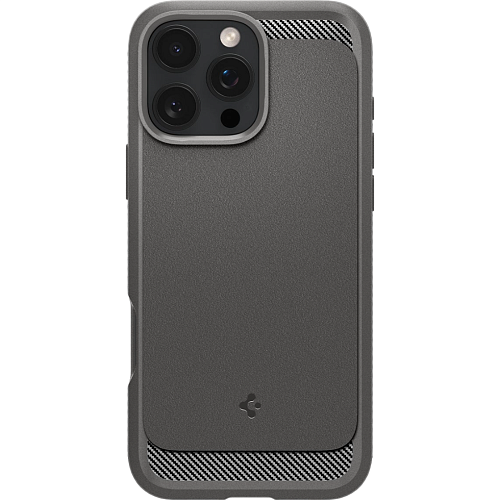 Чехол Spigen Rugged Armor with MagFit для Apple iPhone 16 Pro Max Gray (ACS07987)