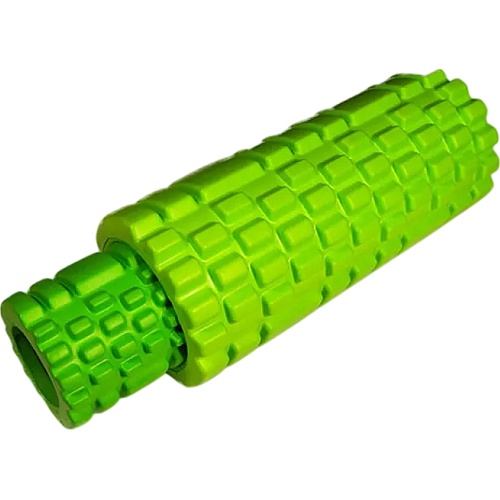 Массажный ролик EasyFit Grid Roller Double 33cm Green (EF-7737s-6)