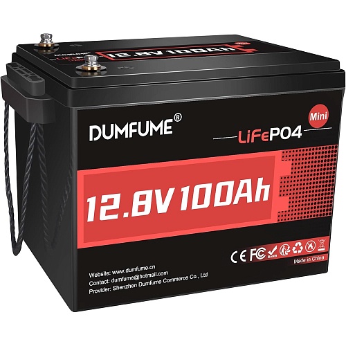 Аккумулятор Dumfume LiFePO4 12V (12.8V/100Ah/1280Wh) (Dum-12,8V/100Ah-MINI MAX)