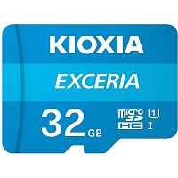 Карта пам'яті Kioxia microSDHC Exceria 32GB Class 10 UHS-I U1 V10 + SD Adapter (LMEX1L032GG2) - придбати в Дніпрі, Україні: ціна, характеристики | інтернет-магазин TOUCH