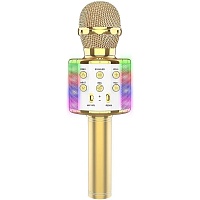 Микрофон с караоке Epik WS858L Gold