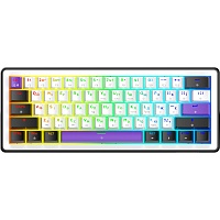 Клавиатура Hator Hellyberry HK60 USB White/Violet
