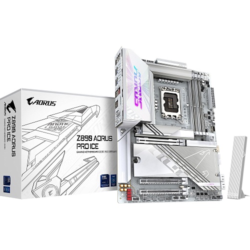 Материнська плата AORUS Z890 Pro Ice - придбати в Дніпрі, Україні: ціна, характеристики | інтернет-магазин TOUCH