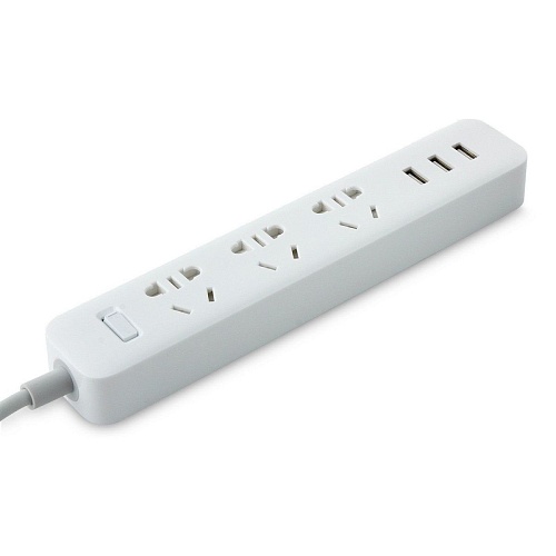 Сетевой фильтр Xiaomi Mi Power Strip with 3USB 1.8m White (XMCXB01QM, NRB4049CN)