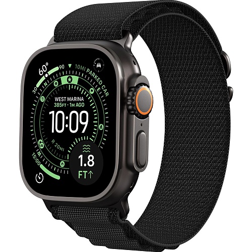 Ремешок Dux Ducis GS Series with Black Hardware для Apple Watch 44/45/46/49mm Black