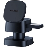 Бездротовий зарядний пристрій Senteo D3 Navi Stand 4in1 Black - придбати в Дніпрі, Україні: ціна, характеристики | інтернет-магазин TOUCH