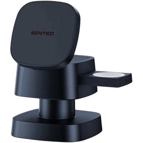 Беспроводное зарядное устройство Senteo D3 Navi Stand 4in1 Black