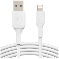 Кабель Belkin Boost Up Charge Flex USB-A to Lightning 1m White (CAA008BT1MWH) 