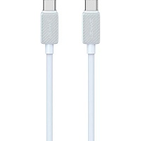 Кабель Usams US-SJ691 USB-C to USB-C 60W 1m Blue (SJ691USB03) - придбати в Дніпрі, Україні: ціна, характеристики | інтернет-магазин TOUCH
