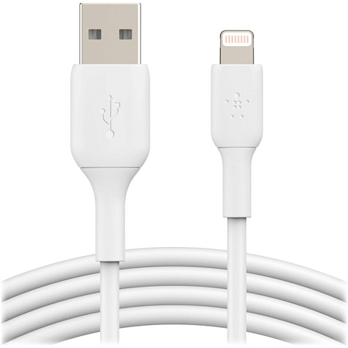 Кабель Belkin Boost Up Charge Flex USB-A to Lightning 1m White (CAA008BT1MWH)  - придбати в Дніпрі, Україні: ціна, характеристики | інтернет-магазин TOUCH