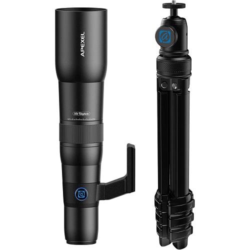 Телефото объектив для смартфона Apexel APL-T50XJJ02 со штативом TeleCular 3 