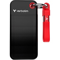 Зовнішній SSD накопичувач Verbatim Pocket 1TB Black/Red (32192) - придбати в Дніпрі, Україні: ціна, характеристики | інтернет-магазин TOUCH