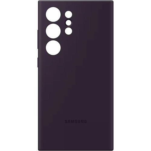 Чехол Silicone Case для Samsung Galaxy S24 Ultra Dark Violet (EF-PS928TEEGWW)