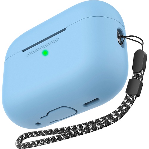Чехол AhaStyle Colorful Silicone Case для AirPods Pro 2 Sky Blue (CP-187-2-C-SB)