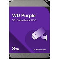 Жесткий диск 3.5" WD Purple 3TB SATA 256MB (WD33PURZ)